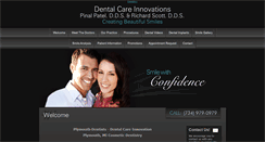 Desktop Screenshot of dentalcareplymouth.com